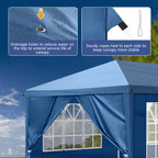 Ktaxon 10'X30'  Pop up Wedding Party Tent Foldable Gazebo W/8 Sidewalls Canopy White