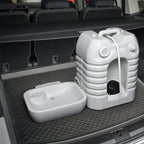 Hand Wash Station Portable Wash Sink Basin Stand 12 Gallon 45L Camping Garden