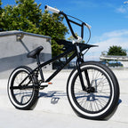 Elite BMX Bicycle 20�� Freestyle Bike - Stealth Blue Purple Ideal for Ages 7 to 18 Years