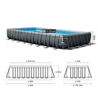 Intex 26373EH 32' x 16' x 52" Rectangular Ultra XTR Frame Swimming Pool w/ Pump