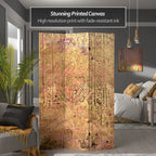 6 ft. Tall Double Sided Golden Hour Canvas Room Divider