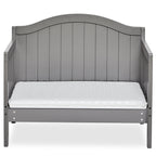 Dream On Me Portland 3 in 1 convertible Toddler Bed, Steel Grey