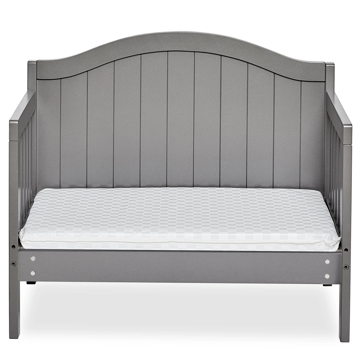 Dream On Me Portland 3 in 1 convertible Toddler Bed, Steel Grey