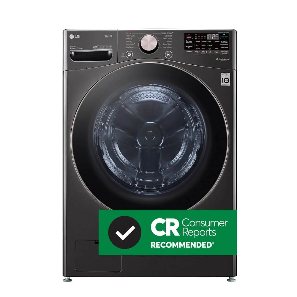 LG WM4000HBA 4.5 Cu. Ft. Ultra Large Capacity Smart Wi-Fi Enabled Front Load Washer with Turbowash