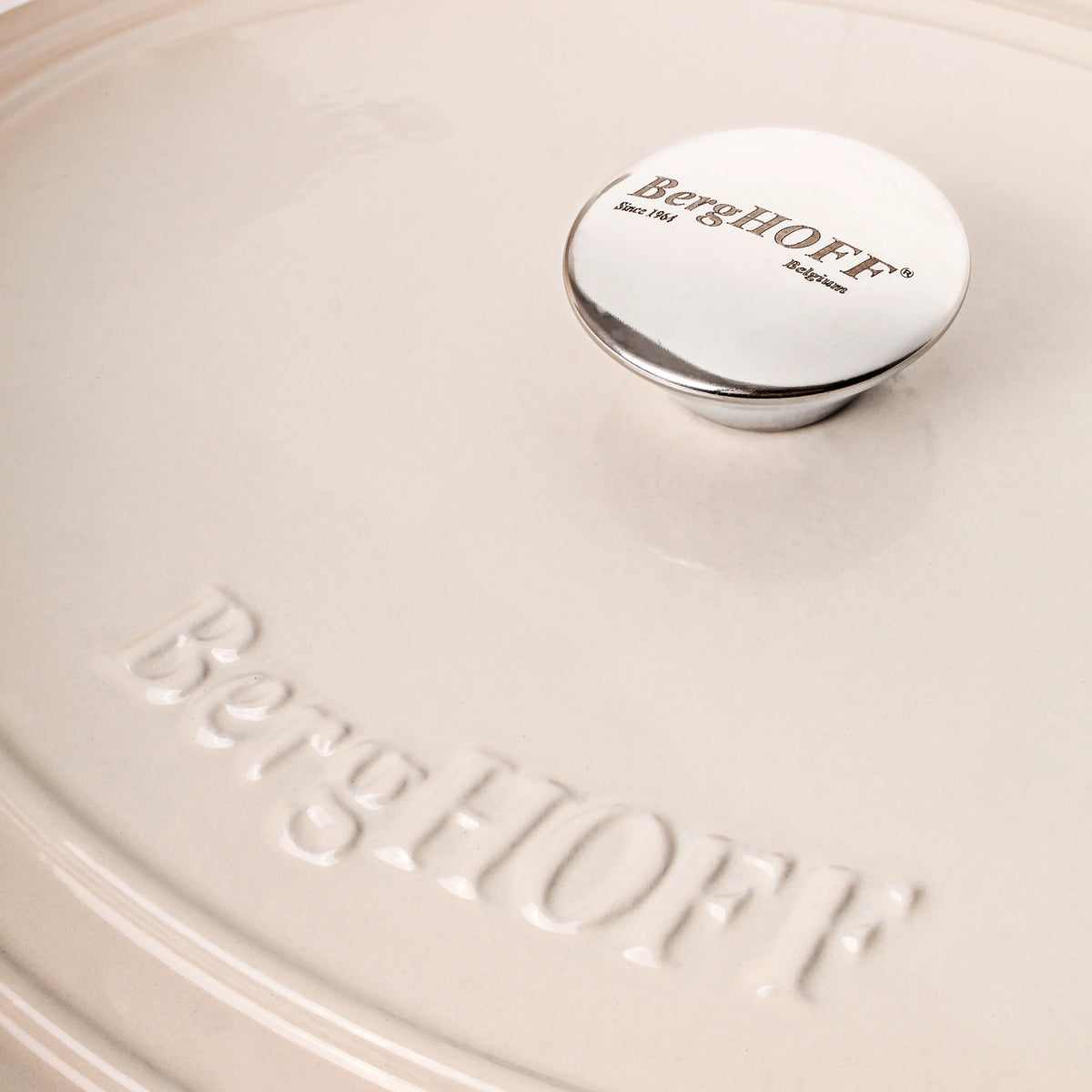 BergHOFF Neo 4Pc Cast Iron Set: 3qt. Covered Dutch Oven & 7qt. Covered Stockpot, Blue