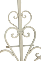 Tripar 71.5 in. Metal Garment Rack with Shelves, Cream