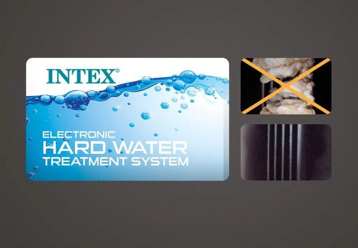 INTEX PureSpa�?Plus Bubble Inflatable Hot Tub Set - 4 Person Spa with Energy Efficient Spa Cover