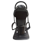 EQCOTWEA Electric Horse Riding Machine Abdominal Exercise Fitness Equipment Black