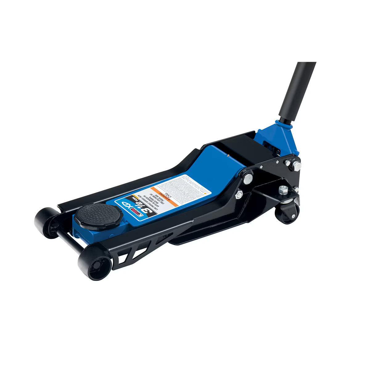 K-Tool INT022 3.5 Ton Low Profile Service Jack; Dual Pump Piston