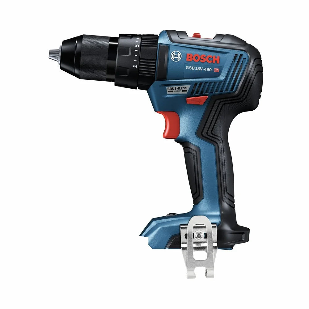 Restored Premium Bosch GXL18V-497B23-RT 18V Brushless Lithium-Ion Cordless 4-Tool Combo Kit with (1) 4 Ah and (1) 2 Ah Batteries (Refurbished)