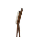 Mission Fusion Folding Chair (Set of 2)- Blush Fabric and Fruitwood