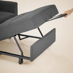 3 in 1 Convertible Sofa Bed Chair for Living Room , Aiho Sleeper Sofa Bed for Living Room, Dark Gray