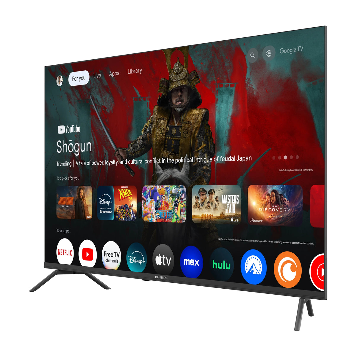 Philips 60�� Class 4K Ultra HD (2160p) Google Smart LED TV (60PUL7555/F7)