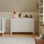 daVinci Sammy Scallop 6-Drawer Dresser in Light Sage