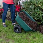 Garden Star Dual-Wheel, Poly Tray Garden Barrow Wheelbarrow