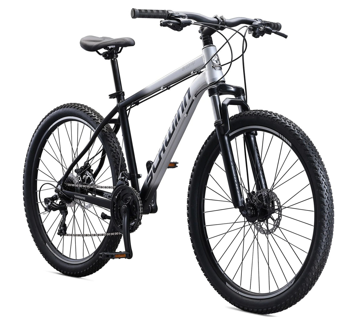 Schwinn AL Comp 27.5 inch Men's Mountain Bike, 21 Speed Adult Bicycle, Grey