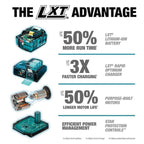 18V LXT Lithium-ion Cordless 15-Piece Combo Kit with (4) Batteries 3.0Ah, Charger and (2) Bags