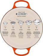 Le Creuset Enameled Cast Iron Signature Round Dutch Oven, 7.25 qt., Oyster