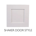 Design House Brookings Ready to Assemble Wood Shaker 2-Door and 2-Drawer Kitchen Base Cabinet (48 x 34.5 x 24), Sherwin Williams? White