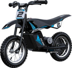 Razor Dirt Rocket MX125 Electric-Powered Dirt Bike - Black with Decal Included. for Child 5+