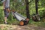 WORX WG050 Aerocart 8-In-1 Multifunction Wheelbarrow Dolly Cart Garden Carrier