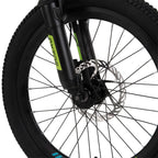 20-inch Oxide Boys Mountain Bike for Kids , Lime / Blue