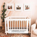 Delta Children Ava 3-in-1 Convertible Baby Crib. White