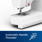 Brother CE1150 110-Stitch Computerized Sewing Machine with Auto Needle Threader, LCD Display & Wide Range of Stitches