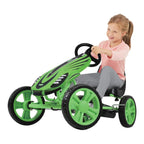 Hauck Speedster Pedal Go Kart w/ Adjustable Bucket Seat for Kids Ages 4 to 8, Fire Rescue