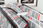 Linon Torino Folding Rollaway Guest Bed with 4" Innerspring Mattress, Cot