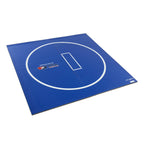 Dollamur 10'x10' Wrestling Mat, Black, Gymnastics, with Circles