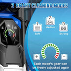 Electric Pressure Washer 5000PSI-Max 3.6GPM Power Washer Touch Screen Adjustable Pressure,4 Nozzles and 500ml Foam Cannon Power Washer Cleaning for Patio Blue