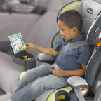 Chicco KidFit Zip Plus 2-in-1 Belt Positioning Booster Car Seat - Taurus (Black/Grey). New