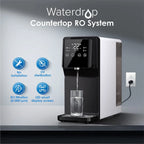 Waterdrop N1 Countertop Reverse Osmosis Water Filter System, TDS Reduction, Filter Life Reminder, Automatic Flushing, 3:1 Pure to Drain, UV Sterilization, No Installation Required