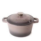 BergHOFF Neo 4Pc Cast Iron Set: 3qt. Covered Dutch Oven & 7qt. Covered Stockpot, Blue