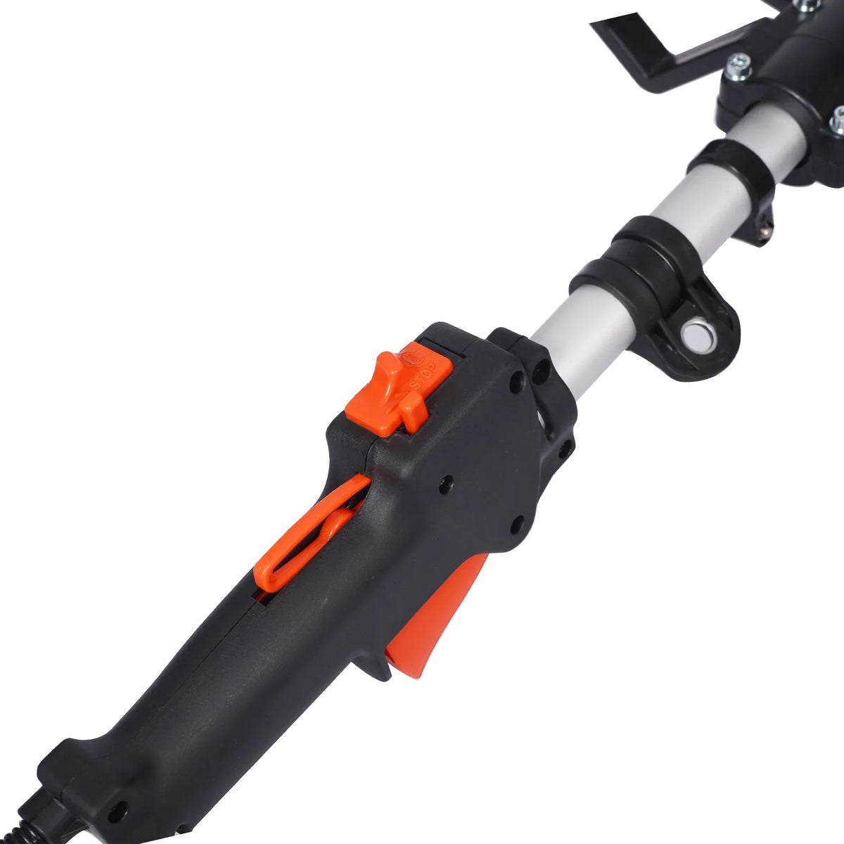 Power Snow Sweeper Brush Machine, 52cc Gasoline Walk-Behind Power Broom for Artificial Lawn Dirt Debris, 24" X 9" Brush, EPA Approved