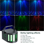 DJ Lights with Stand, 24PCS+8PCS RGBW Party Bar Light Set,Sound Activated LED Stage Lighting for Disco Wedding Halloween Christmas