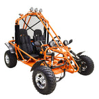 Massimo GKA 200 169cc EFI Adult Go Kart with 10HP Engine, 2WD Off-Road Go Cart, Dual Seats, Red
