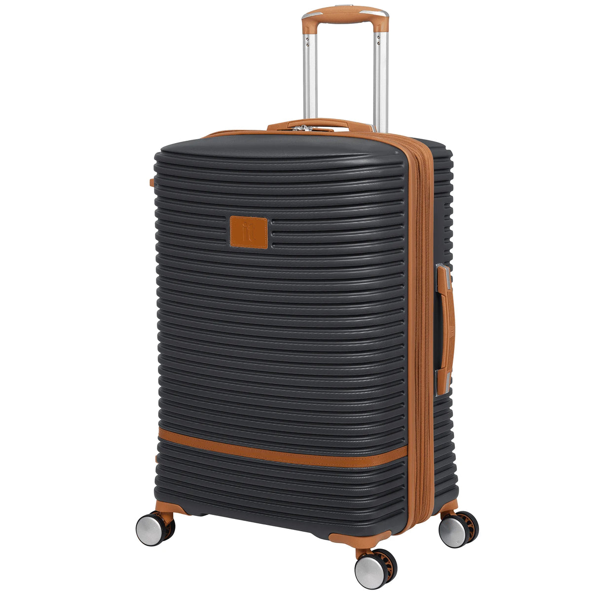 it luggage Replicating 27" Hardside Expandable Checked Spinner Luggage, Gray