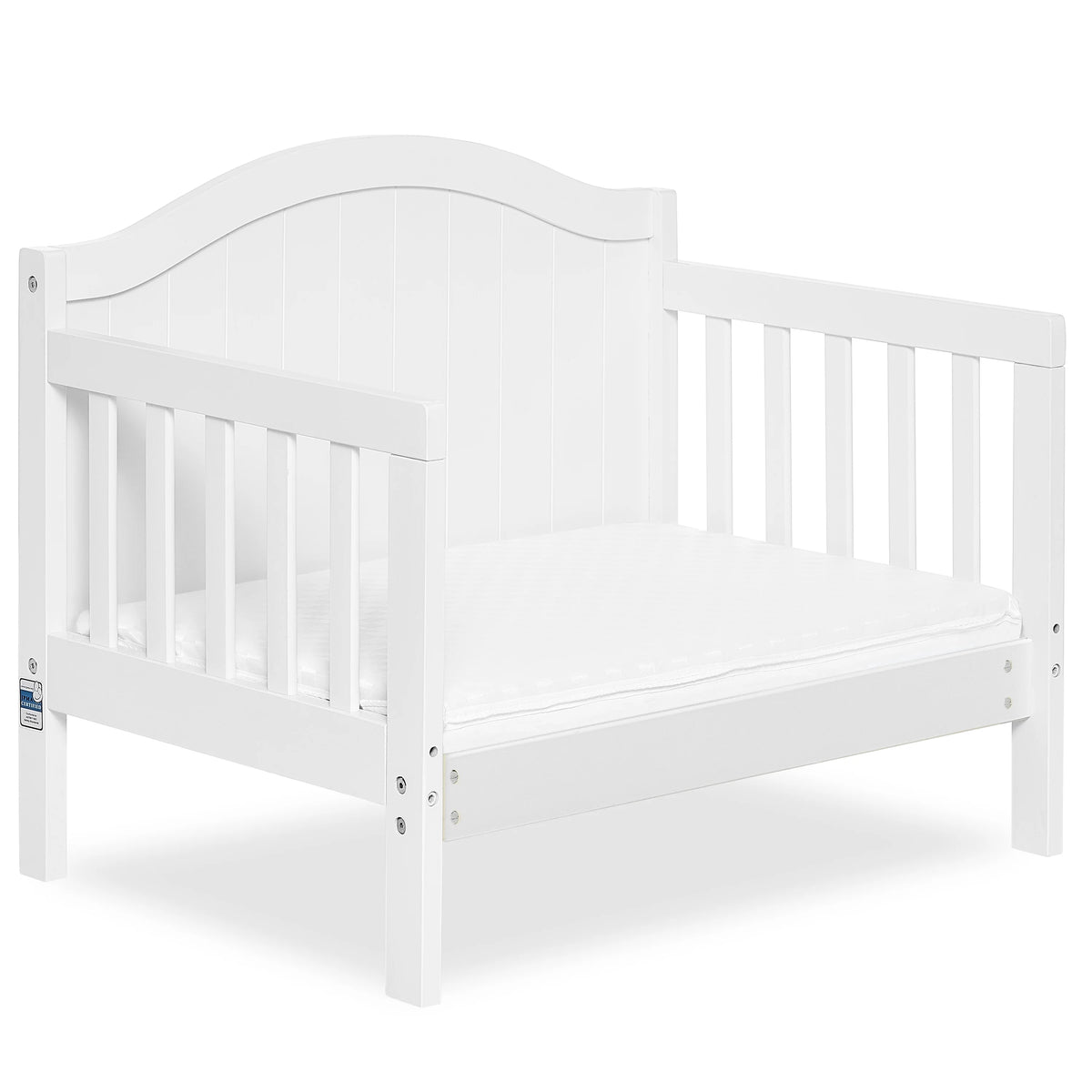 Dream On Me Portland 3 in 1 convertible Toddler Bed, Steel Grey