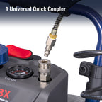 Stealth Ultra Quiet 4.5 Gallon 150 PSI Portable Electric Oil-Free Air Compressor, Professional Series