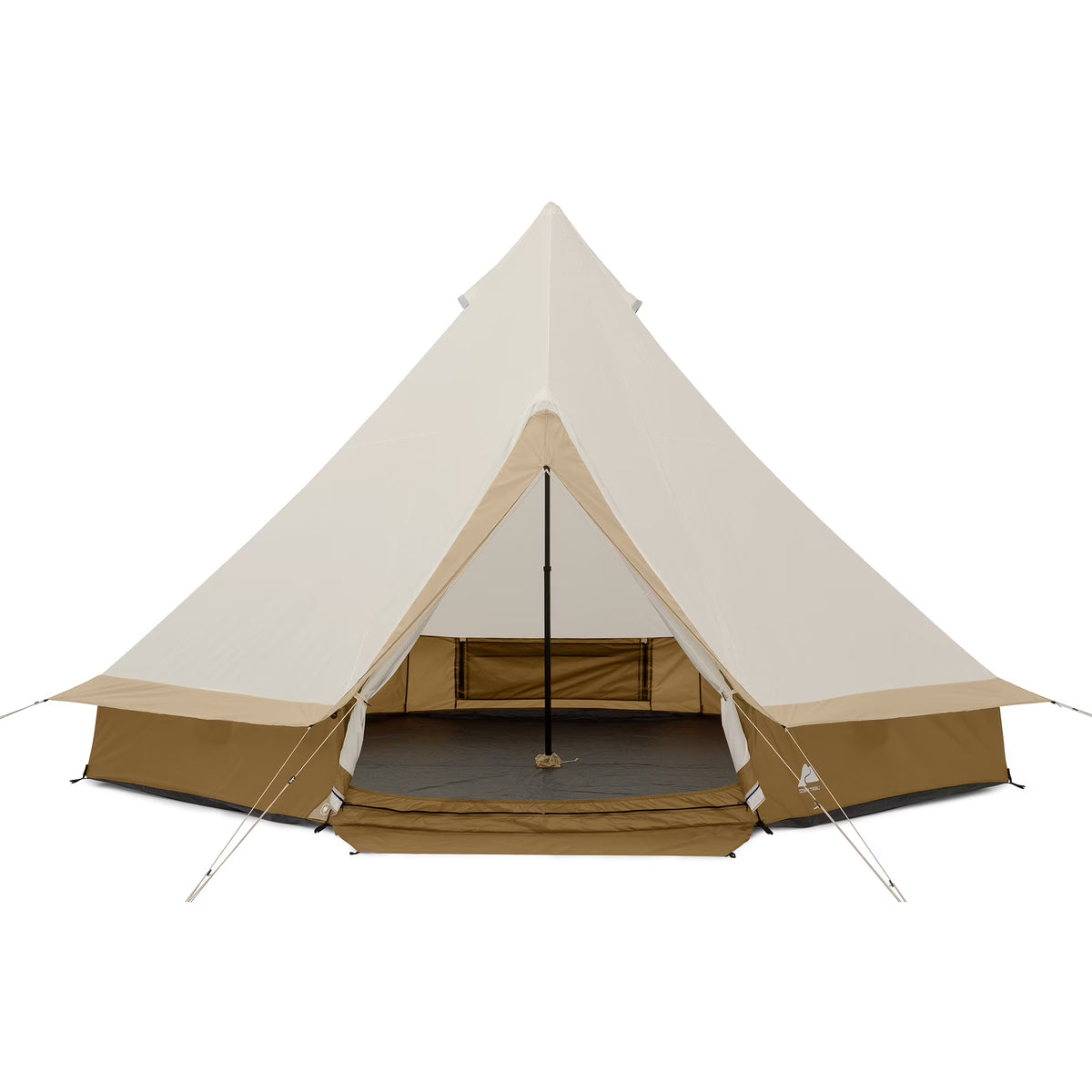 Ozark Trail 15' x 15' 8-Person Bell Tent with String Lights, 22.57 lbs