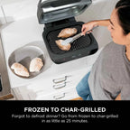 Foodi Smart XL 4-in-1 Indoor Grill with 4-Quart Air Fryer, Roast, Bake, and Smart Cook System, FG550