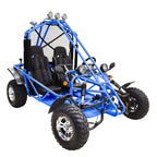 Massimo GKA 200 169cc EFI Adult Go Kart with 10HP Engine, 2WD Off-Road Go Cart, Dual Seats, Red