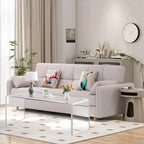 VDGPWA 32" Rectangle Waterfall Coffee Table, 0.6" Thick All Acrylic, Clear