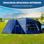 NAIZEA SUV Tent Automatic Camping Tent 10'x10' Waterproof Camping Tent 8 Person