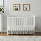 Baby Relax Adele 3-in-1 Convertible Crib. White