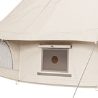 Dextrus Camping Tent with Stove Jacks & Windows for Outdoor Family Party, Camping, Picnic, Barbecue