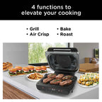 Foodi Smart XL 4-in-1 Indoor Grill with 4-Quart Air Fryer, Roast, Bake, and Smart Cook System, FG550