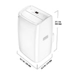KFFKFF 14,000 BTU Mobile Air Conditioning Unit, Versatile 3-in-1 AC , Suits 550-700 Sq.Ft Spaces, Features Cooling, Dehumidifying, Fan Modes, Quiet Operation, and Comprehensive Accessories